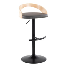 Load image into Gallery viewer, Grotto - Contemporary Adjustable Barstool With Swivel &amp; Rounded T Footrest (Set of 2)
