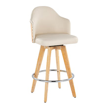 Load image into Gallery viewer, Ahoy - Contemporary Fixed Height Counter Stool &amp; Round Footrest (Set of 2)
