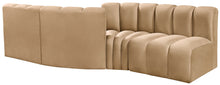 Load image into Gallery viewer, Arc - Velvet 4 Piece Sofa
