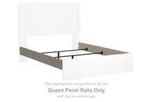 Load image into Gallery viewer, Stelsie - Queen Panel Rails - White
