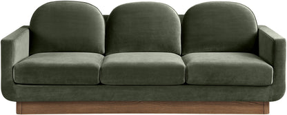 Diviento - Velvet Performance Fabric Upholstered Sofa