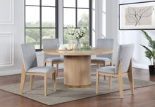 Load image into Gallery viewer, Caspian - 5 Piece Round Dining Table Set With Chairs - Oak
