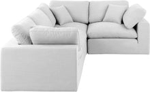 Load image into Gallery viewer, Comfy - 4 Piece Linen Fabric Modular Sectional
