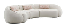 Load image into Gallery viewer, Sahara - Boucle Sectional Sofa With 3 Pillows - Beige
