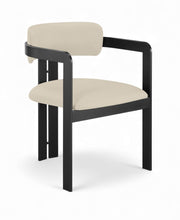 Load image into Gallery viewer, Aurum - Vegan Leather Upholstered Dining Chair With Graphite Black Base (Set of 2)
