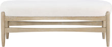 Load image into Gallery viewer, Briar - Faux Sheepskin Upholstered Bench
