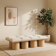 Load image into Gallery viewer, Pavilion - 8 Piece Modular Bench With Natural Base
