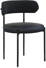 Load image into Gallery viewer, Beacon - Faux Leather Dining Chair With Black Legs (Set of 2)
