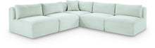 Load image into Gallery viewer, Shaggy - 5 Piece Modular Corner Armless Sectional
