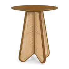 Load image into Gallery viewer, Butterfly - Solid Wood And Natural Cane Table
