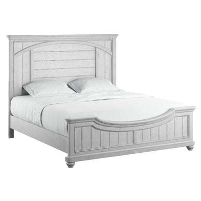 Queen Panel Bed - Gray - Wood