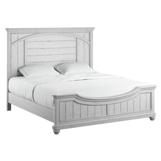 Queen Panel Bed - Gray - Wood