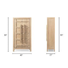 Load image into Gallery viewer, Rowan - Storage Cabinet With Double Doors - Natural
