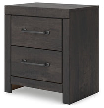 Load image into Gallery viewer, Hollivern - Two Drawer Night Stand - Dark Gray
