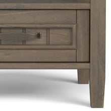 Load image into Gallery viewer, Lev - End Table With Bottom Drawer - Smoky Brown
