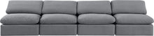 Load image into Gallery viewer, Indulge - Velvet 4 Seat Modular Armless Sofa
