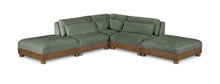 Load image into Gallery viewer, Turin - Chenille Fabric Upholstered Modular Sectional - Green
