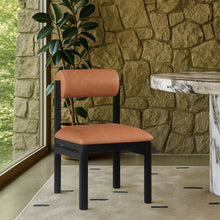 Load image into Gallery viewer, Roundhill - Faux Leather Dining Chair (Set of 2) - Black Frame

