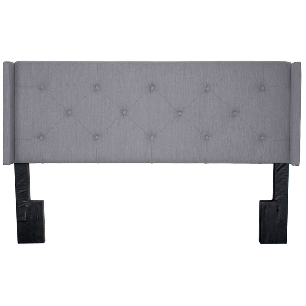 Lyla - Upholstered King Headboard - Gray