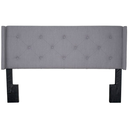 Lyla - Upholstered King Headboard - Gray