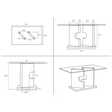 Load image into Gallery viewer, Iris - Dining Table - Gray
