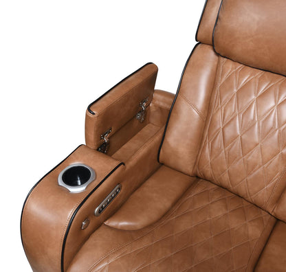 U72 - Power Reclining Chair - Brown
