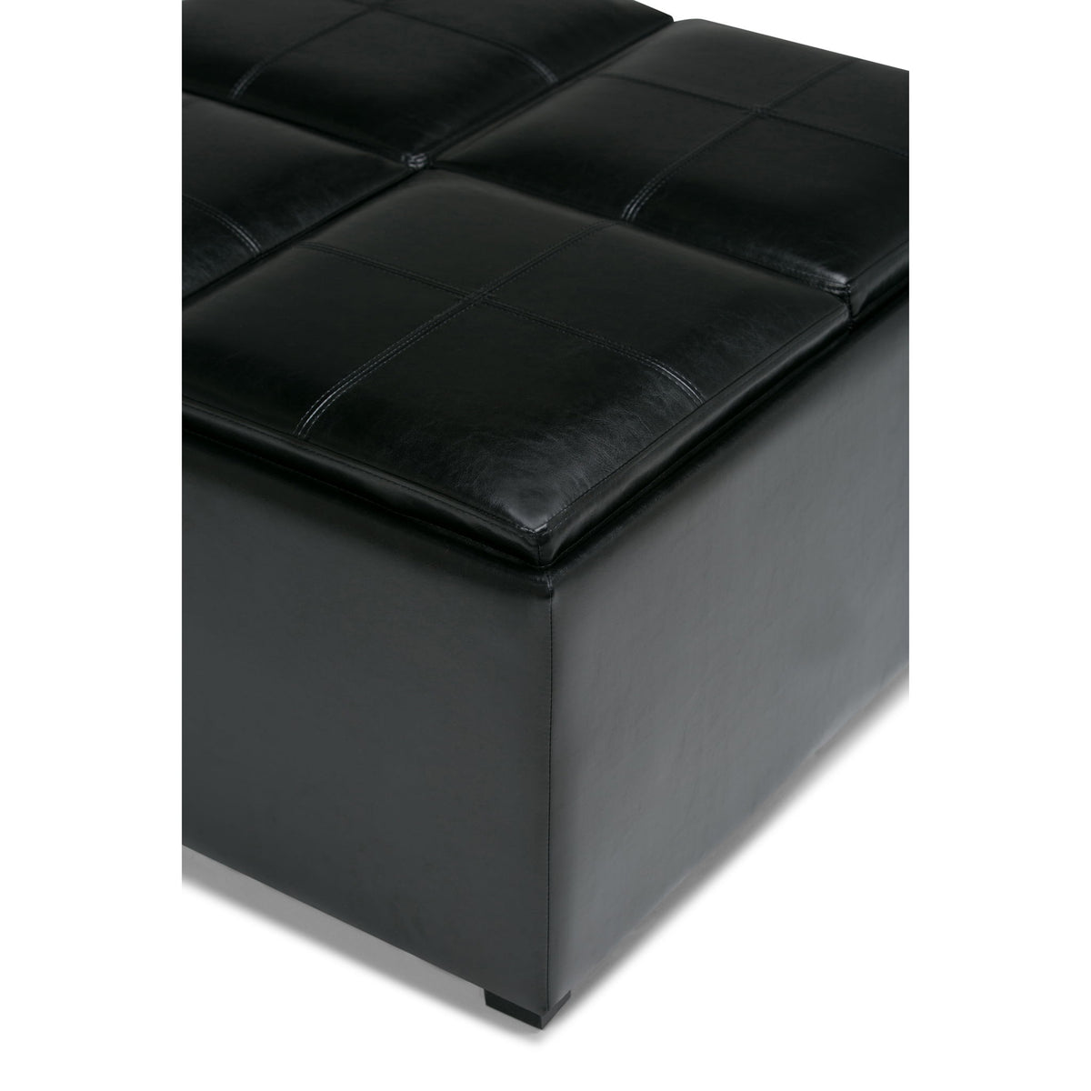 Avalon - Square Coffee Table, Storage Ottoman - Ego Home Furniture