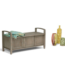 Load image into Gallery viewer, Warm Shaker - Handcrafted Entryway Storage Bench
