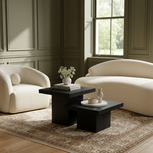 Load image into Gallery viewer, Spencer - Oak Veneer 2 Piece Coffee Table
