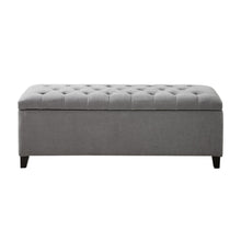 Load image into Gallery viewer, Elegant Design Tufted Top, Soft Close Storage Bench
