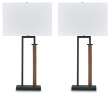 Load image into Gallery viewer, Voslen - Metal Table Lamp (Set of 2) - Black / Brown
