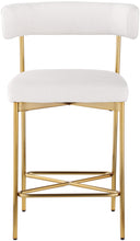 Load image into Gallery viewer, Rivage - Durable Stool With Gold Frame (Set of 2)

