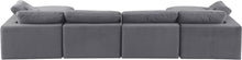 Load image into Gallery viewer, Comfy - 6 Piece Velvet Modular Double Chaise Sectional
