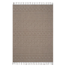 Load image into Gallery viewer, Guros - 6' X 9' Geometric Indoor / Outdoor Area Rug - Mocha
