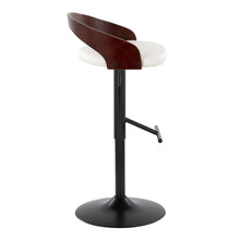 Load image into Gallery viewer, Grotto - Contemporary Adjustable Barstool With Swivel &amp; Straight T Footrest (Set of 2)
