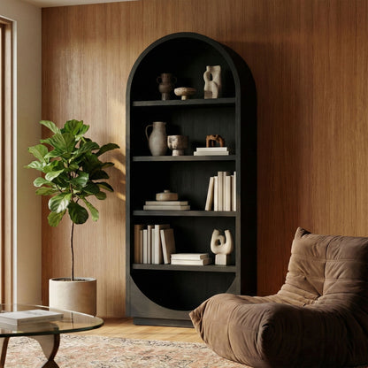 Hearth - Oak Veneer And Solid Wood Bookcase