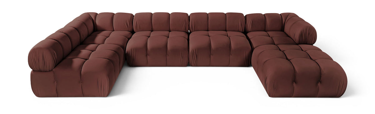 Orin - 6 Piece Modular Sectional (3 Modular Chairs, 2 Corner Chairs & Ottoman)