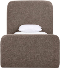Load image into Gallery viewer, Fira - Linen Textured Fabric Upholstered Bed
