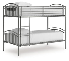 Load image into Gallery viewer, Lanceburg - Twin/Twin Bunk Bed With Ladder - Gray

