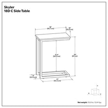 Load image into Gallery viewer, Skyler - C Side Table Handcrafted
