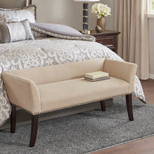 Load image into Gallery viewer, Elegant Design Bench Upholstery, Solid Wood Frame
