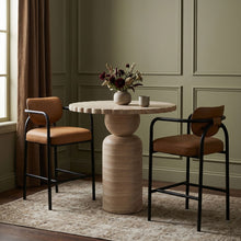 Load image into Gallery viewer, Serava - Vegan Leather Upholstered Bar Stool
