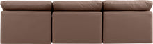 Load image into Gallery viewer, Indulge - Faux Leather 3 Seat Modular Armless Sofa
