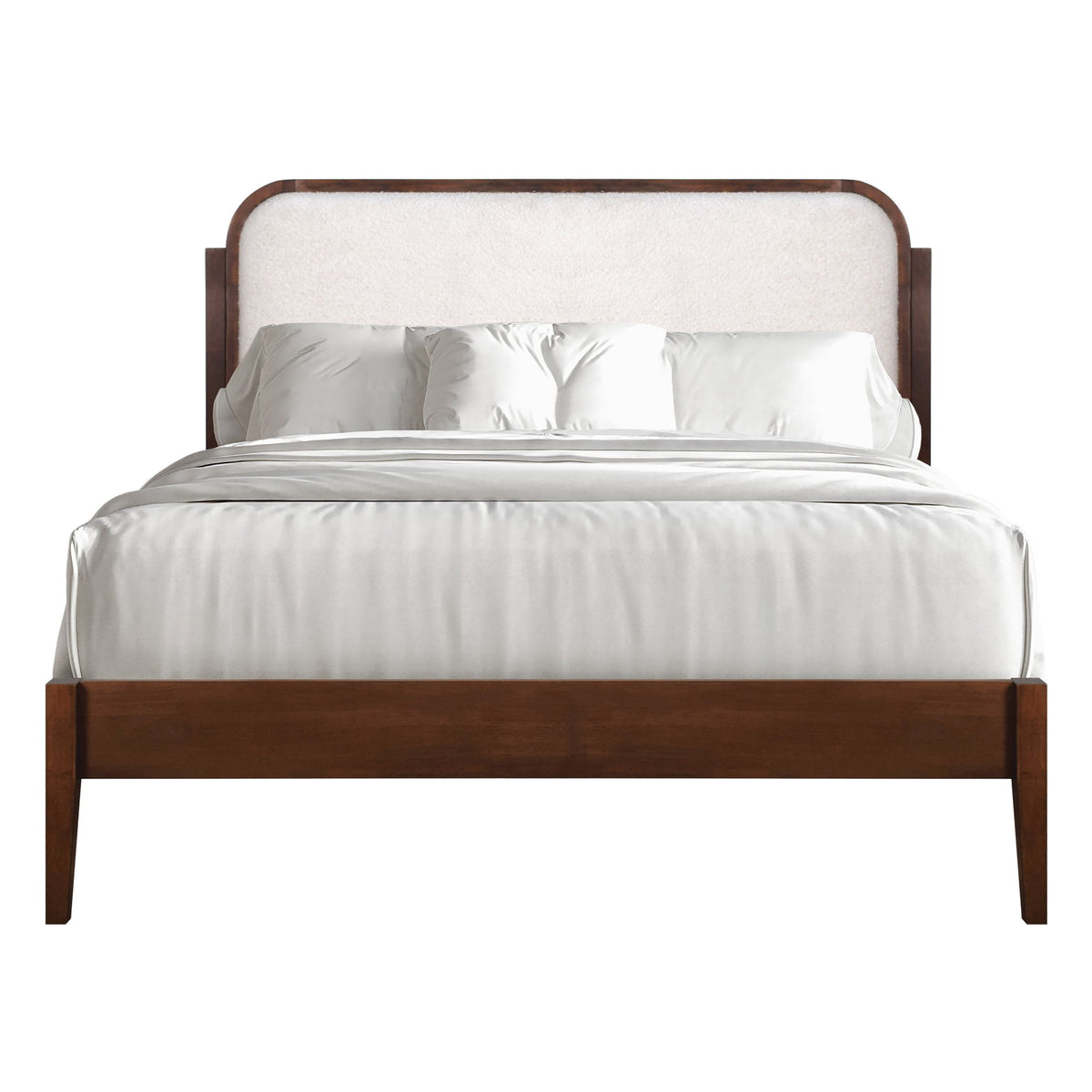 Hawthorne - Queen Platform Bed With Upholstered Headboard