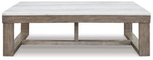 Load image into Gallery viewer, Loyaska - Rectangular Cocktail Table - Brown / Ivory
