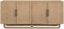 Load image into Gallery viewer, Sova - Solid Wood, Oak Veneer And Stainless Steel Sideboard/Buffet
