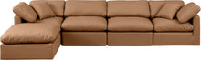 Load image into Gallery viewer, Indulge - Faux Leather 5 Piece Modular Sectional With Chaise
