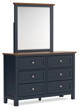 Load image into Gallery viewer, Landocken - Dresser and Mirror - Brown / Blue
