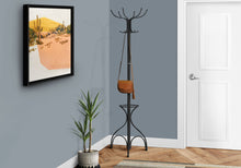 Load image into Gallery viewer, Coat Rack, Hall Tree, Free Standing, 12 Hooks, Entryway, 70"H, Umbrella Holder, Contemporary &amp; Modern
