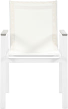 Load image into Gallery viewer, Nizuc - Outdoor Patio Dining Arm Chair With White Frame And Gray Arms (Set of 2)
